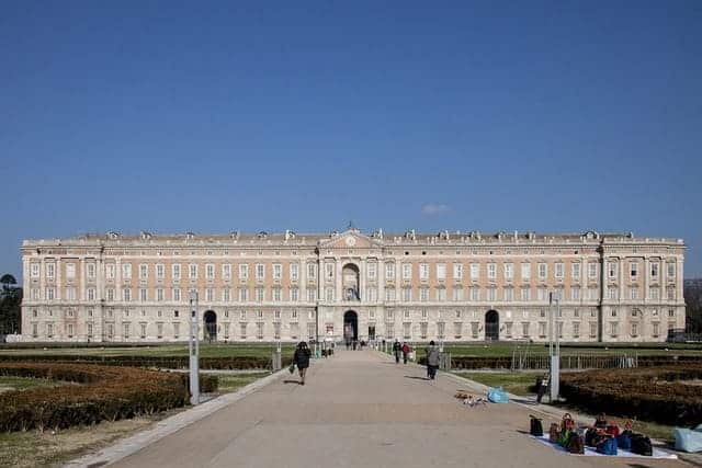 Ansicht der Reggia di Caserta, dem Königspalast
