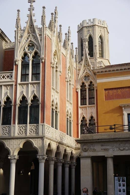 typisch venezianische Architektur findet man in ganz Padova verteilt